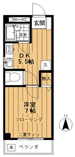 秀ハイツ【3階】の間取り