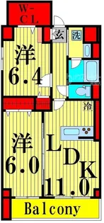 Grace Rose【2階】の間取り