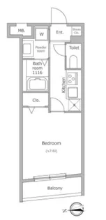 グローリオシェルト池袋本町【3階】の間取り