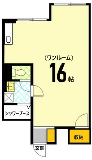 チサンマンション広島【4階】の間取り
