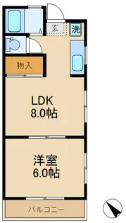冨永マンション【2階】の間取り