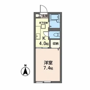 SFフォード【1階】の間取り