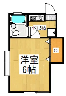 グリーンウッド【1階】の間取り