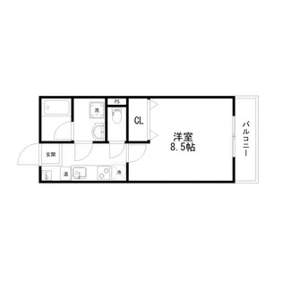 イーストヒルズ【2階】の間取り