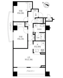 ステラート田園調布【4階】の間取り