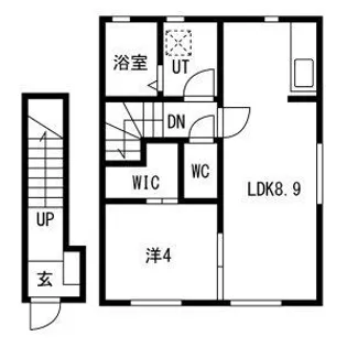 EQUUS(エクウス)A【2階】の間取り