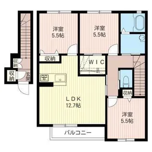 ベレッツァ【2階】の間取り