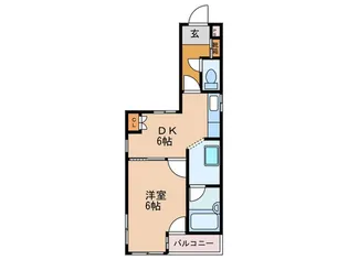 サングリーン上町【5階】の間取り