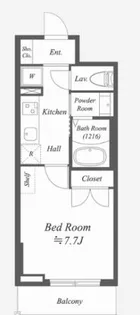Alpha Prime東陽町【6階】の間取り