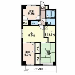 Comfort21【4階】の間取り