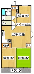 サンシティ西船【2階】の間取り