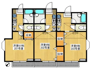 フェニックス【2階】の間取り