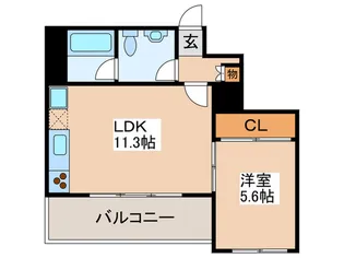 インテックスビル【4階】の間取り