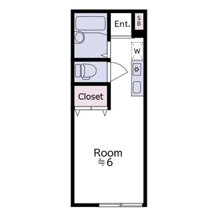メゾンドエスポワール【1階】の間取り