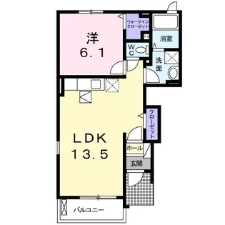 エスペランサI【1階】の間取り