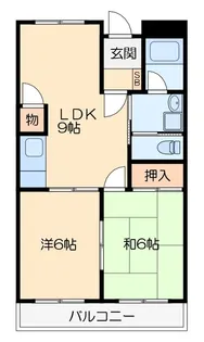 ツインアベニューB【1階】の間取り