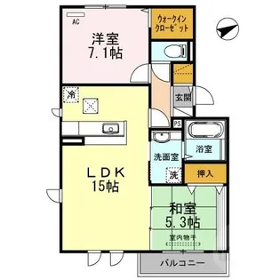 ライトフレーバー千里丘【2階】の間取り