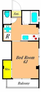 ハイツ山王【1階】の間取り