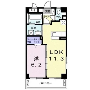 OHANA【3階】の間取り