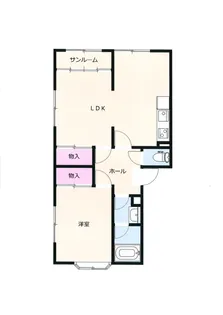 ピーチハウス【2階】の間取り