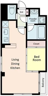 LA MARGE幡ヶ谷【2階】の間取り