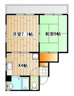 ライジングビルヨシザキ【5階】の間取り