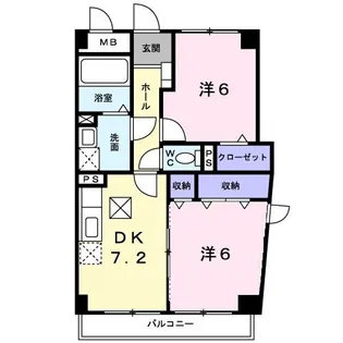 ニューホープ21【3階】の間取り