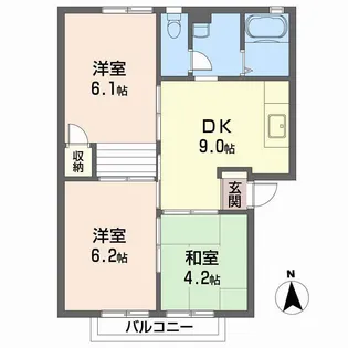 ファミール川原【2階】の間取り