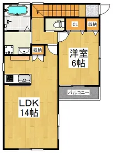 グリーンヒルズ【2階】の間取り