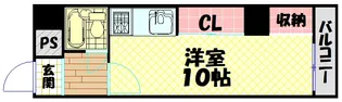ロータリーライフ四ツ橋【4階】の間取り