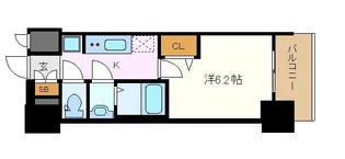 プレサンス新栄ユリシス【8階】の間取り