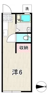 グリーンハイツII【1階】の間取り