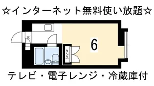 カサデソーラ白川【5階】の間取り