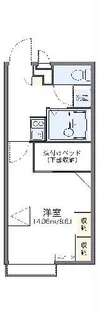 レオパレスグランドゥールII【2階】の間取り