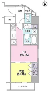コンフォリア新宿御苑II【13階】の間取り