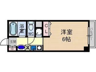 ローズコテージ弐番館【3階】の間取り