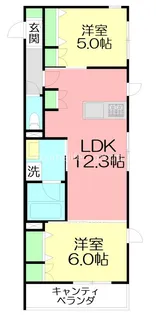 HOUOLI EBINA【3階】の間取り