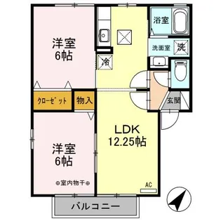 D-ROOM グランサリックス C【1階】の間取り
