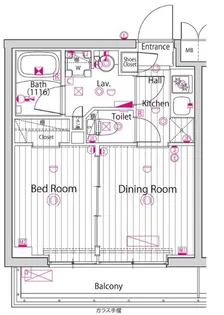 ガーラ練馬グランドステージ【4階】の間取り
