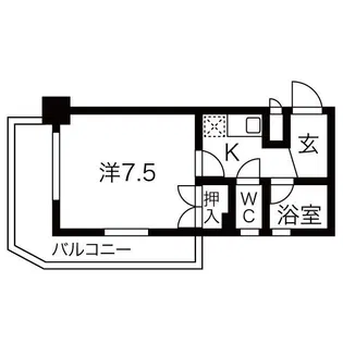 グリーン藤【7階】の間取り