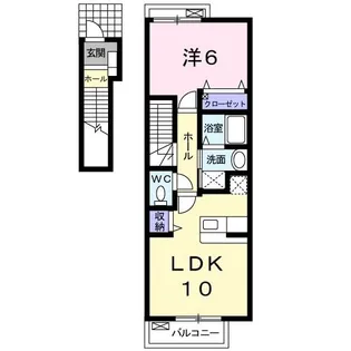 リバティ ブリーズ【2階】の間取り