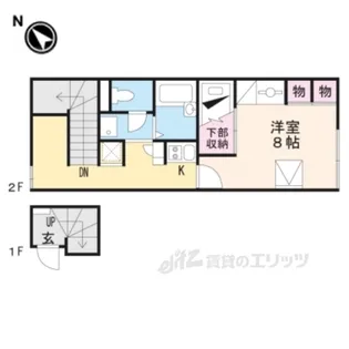 レオパレス翔【2階】の間取り