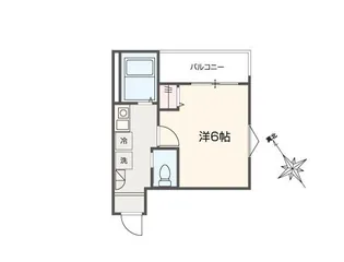 MELLAS尾久【1階】の間取り