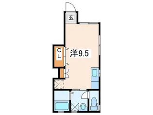 コ-ポ山の手【1階】の間取り