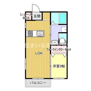 ミースドミーリアB【2階】の間取り