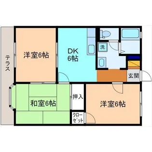 ドミール・ナガタ【1階】の間取り