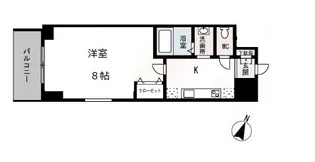 プリモ・アモーレ【8階】の間取り