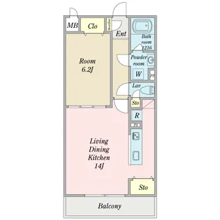 スプラッシュ・メゾン【3階】の間取り