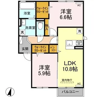 ひかり【2階】の間取り