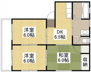 コーポ片島 A棟【2階】の間取り